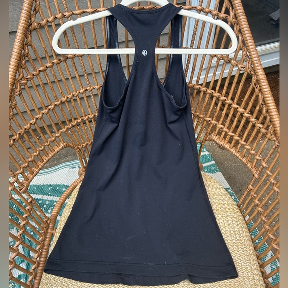 Lululemon black racerback tank - Picture 2 of 7